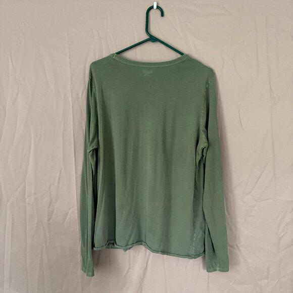Old Navy Womens Green Everywear Long Sleeve Top Size XL Tall Athlesiure Casual - Picture 3 of 9
